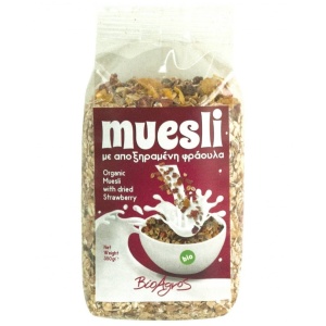 Muesli cu capsuni, BioAgros, ECO, 350g