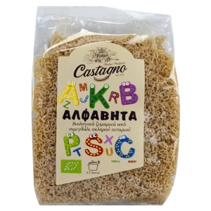Paste Alfabet pt copii, Castagno, ECO, 500g
