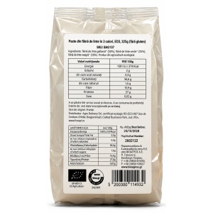 Paste din faina de linte in 3 culori, ECO, 225g (fara gluten) - Img 2
