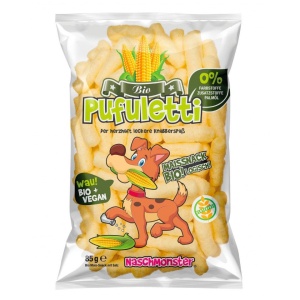 Pufuleti, Pufuletti, ECO, 85g (fara gluten)