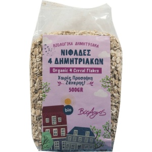 4 fulgi de cereale, Bioagros, ECO, 500g