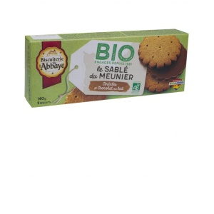 Biscuiti cu cereale si ciocolata cu lapte, ECO, 140g