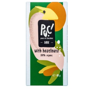 Ciocolata neagra cu alune, POC Sweets, ECO, 60g