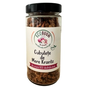 Cubulete de mere Krantz, ECOBuun, 150g (fara zahar)