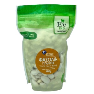 Fasole alba Jumbo, EuBio, Eco, 500g