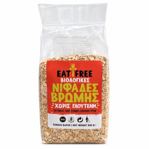 Fulgi de ovaz, Eat Free, ECO, 300g (fara gluten)