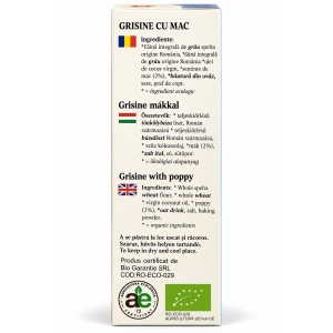 Grisine cu mac, ECO, 125g - Img 2