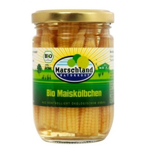 Mini porumb in saramura, Marschland Naturkost, ECO, 230g