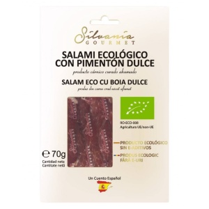 Salam feliat cu boia dulce, ECO, 70g