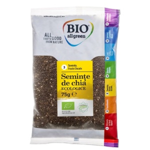 Seminte de chia, BIO Allgreen, ECO, 75g
