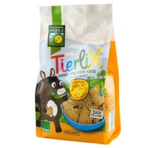 Biscuiti TIERLIX cu grau spelta indulciti cu miere, ECO, 125g (fara zahar)