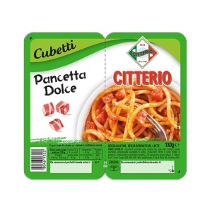 Cubulete de bacon, Citterio, 130g (fara gluten) (fara lactoza)