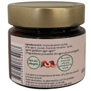 Dulceata de nectarine si piersici, ECOBuun, ECO, 200g (fara zahar) - Img 3