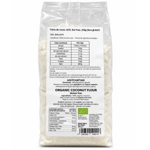Faina de cocos, ECO, Eat Free, 250g (fara gluten) expira la 30.10.2026 - Img 2