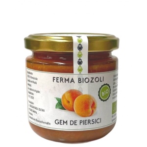 Gem de piersici, ECO, 200g