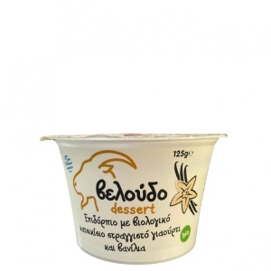Iaurt grecesc de capra cu vanilie, ECO, 125g