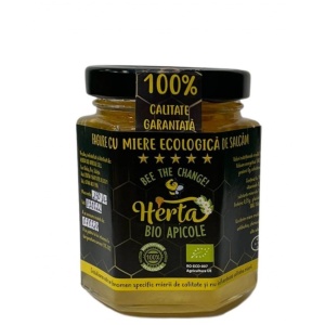 Miere de salcam cu fagure, ECO, 250g