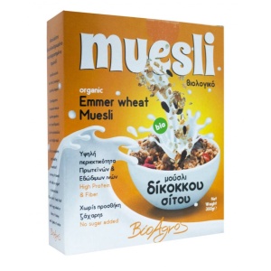 Muesli din grau integral, BioAgros, ECO, 350g