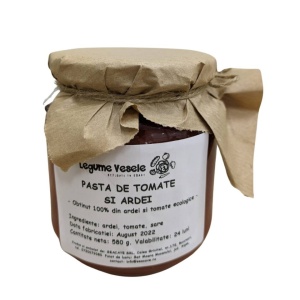 Pasta de tomate cu ardei, Seacave, 580g
