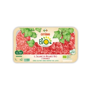 Salam Milano, Citterio, ECO, 100g (fara gluten) (fara lactoza)