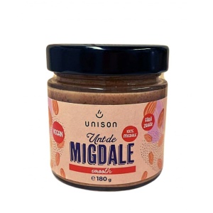 Unt de migdale natural, fara zahar 180g- expira 07.04.2025