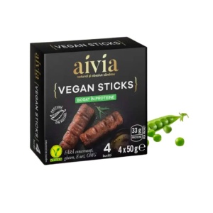 Vegan Sticks (mici vegani din mazare), Aivia, 4x50g (200g)
