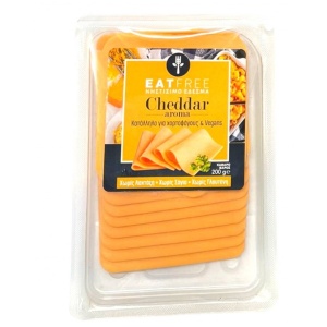 Branza Cheddarito Vegetariana, 200g (fara gluten)
