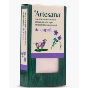 Branza maturata din lapte de capra, Artesana, 200g expira 25.07.2026