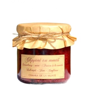 Dulceata de capsuni cu menta, 200g