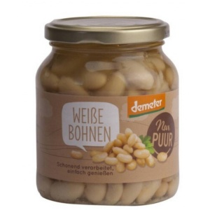 Fasole alba, in borcan, Nur Puur, ECO, 350g