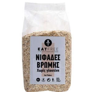 Fulgi de ovaz, Eat Free, ECO, 300g (fara gluten)