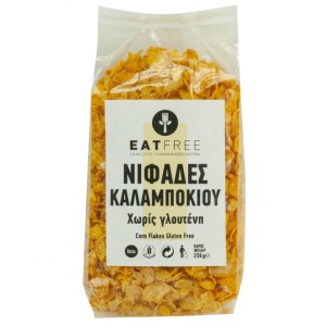 Fulgi de porumb, Eat Free, ECO, 250g (fara gluten) (fara zahar)