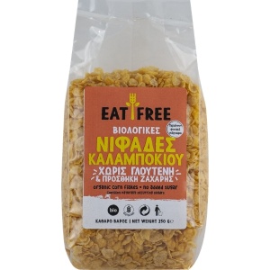 Fulgi de porumb, Eat Free, ECO, 250g (fara gluten) (fara zahar)