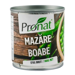 Mazare boabe, Pronat, 170g/140g