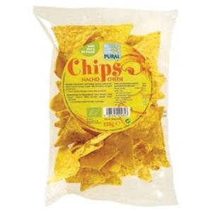 Nacho Chips cu branza, Pural, ECO, 125g (fara gluten)(fara lactoza)