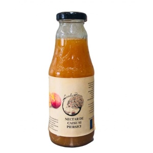 Nectar de caise si piersici, fara zahar, 330 ml