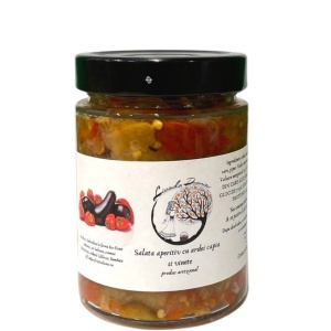Salata aperitiv cu ardei capia si vinete, 315g