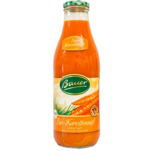 Suc de morcovi, Bauer, ECO, 980mL (fara zahar)