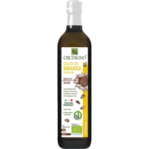 Ulei de floarea soarelui presat la rece, Crudigno, ECO, 750ml
