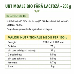 Unt moale, Zuger, ECO, 200g (fara lactoza) - Img 4