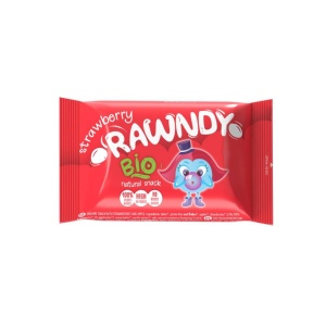 Baton din ovaz cu capsuni si mere, Rawndy, ECO, 26g