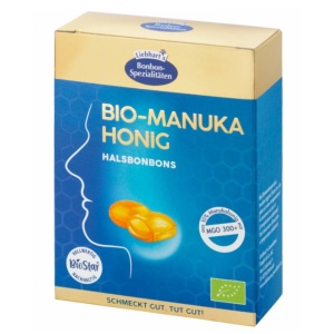 Bomboane cu miere de Manuka, Liebhart's, ECO, 100g