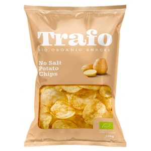 Chipsuri din cartofi fara sare, Trafo, ECO, 125g (fara gluten)
