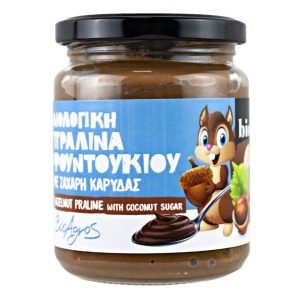 Crema de alune cu zahar de cocos, BioAgros, ECO, 200g