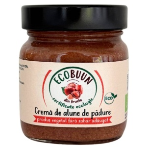 Crema de alune de padure, 180g, ECOBuun (fara zahar)(vegan)
