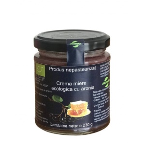 Crema ECO de miere cu aronia, tartinabila 230g