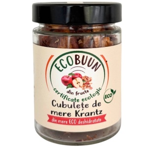 Cubulete de mere Krantz, ECOBuun, 70g (fara zahar)
