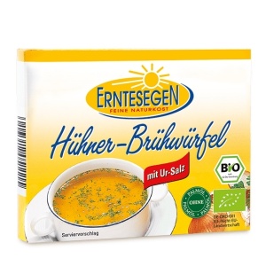 Cuburi pentru supa cu pui, Erntesegen, ECO, 66g