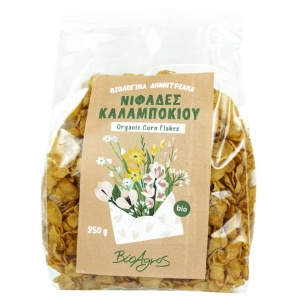 Fulgi de porumb, BioAgros, ECO, 250g (fara zahar)