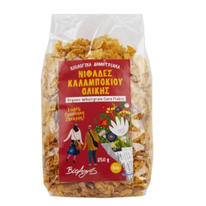 Fulgi de Porumb Integral fără Zahăr Adăugat, Bioagros, ECO, 250g